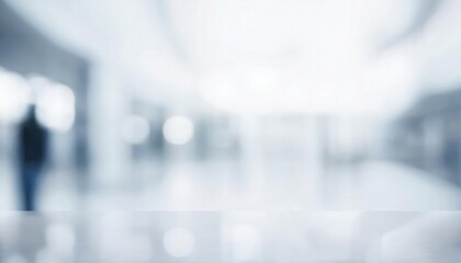 Poster - Modern Minimalistic Background Concept for Websites, Product Displays, and Corporate Presentations: Elevate Digital Design with a Clean, Blurred, and Bright Professional Interior Environment
