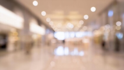 Aufkleber - Modern Office Lobby with Soft Blur Effect Showcasing a Warm, Welcoming Ambiance Ideal for Design Concepts, Corporate Branding, and Business Presentations with a Focus on Minimalism and Elegance