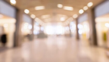 Aufkleber - Modern Office Lobby with Soft Blur Effect Showcasing a Warm, Welcoming Ambiance Ideal for Design Concepts, Corporate Branding, and Business Presentations with a Focus on Minimalism and Elegance