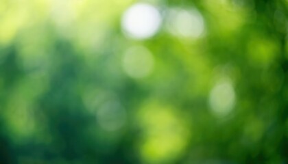 Aufkleber - Serene Green Bokeh Background. Abstract Nature Inspired Backdrop Ideal for Eco Themed Designs, Meditation Apps, Wellness Branding, and Calming Digital Interfaces Reflecting Tranquility and Growth