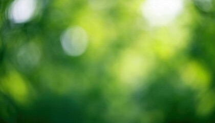 Aufkleber - Serene Green Bokeh Background. Abstract Nature Inspired Backdrop Ideal for Eco Themed Designs, Meditation Apps, Wellness Branding, and Calming Digital Interfaces Reflecting Tranquility and Growth