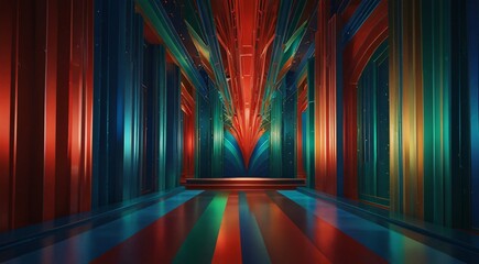 Aufkleber - abstract background 