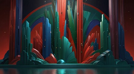 Aufkleber - abstract background 
