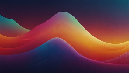 Wall Mural - Vibrant gradient background art.