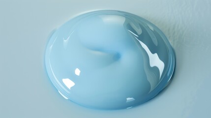 Aufkleber - A close-up shot of a blue object on a white surface