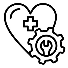 Canvas Print - Healing Tools Icon