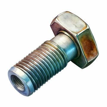 bolt on white background