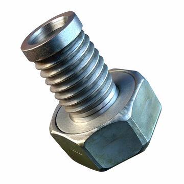 bolt on white background
