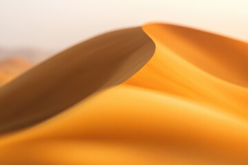 Poster - A close-up view of sandy dunes in a desert landscape, ideal for use in travel or outdoor adventure imagery