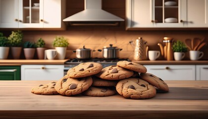 cookies on a kitchen table