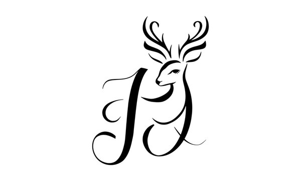 Creative J Letter Logo Design Fully Vectorized Editable.