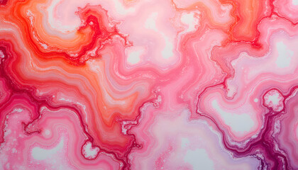 Wall Mural - swirling abstract fluid paint texture with seamless design and soft lighting in vibrant colors