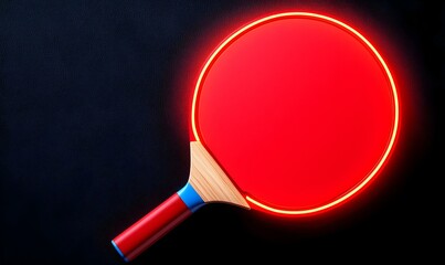 Poster - Dynamic abstract design featuring vibrant colors and fluid shapes, evoking the energy and movement of table tennis in a modern aesthetic.