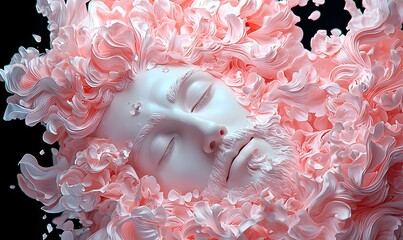 Poster - Modern Fusion of Classical Art, a vibrant blend of traditional masterpieces and contemporary digital aesthetics, showcasing innovative artistic transformation.
