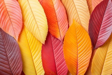 Wall Mural - autumn leaves background