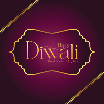 Diwali Celebration template. Diwali festival bokeh banner design. concept flat greeting card template invitation.