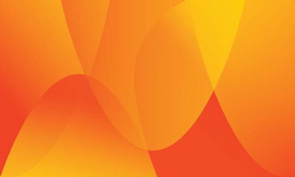 Abstract orange geometric shape background. Vector illlustration template design