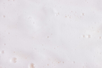 Milky white foam clean empty texture background