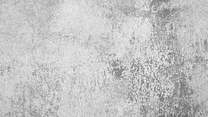 Poster - A gray wall with a white paint. The wall is very plain and has no decorations. The wall is made of concrete. white gray texture background for template, page or web banner