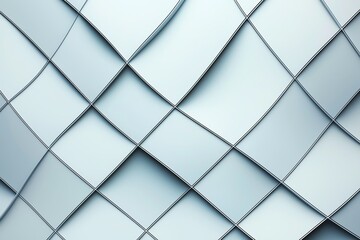Poster - A close-up view of a textured surface featuring interlocking geometric patterns