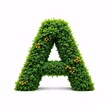 © Artist - Alphabet Made of Bushes