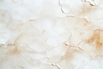 Poster - A textured wall featuring a unique blend of light beige tones and subtle cracks, perfect for backgrounds or design projects that require a touch of natural elegance.