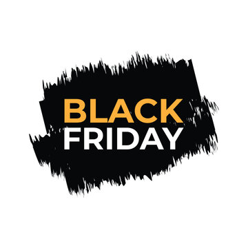 Black Friday banner template. Black Friday sale, promotion, advertising, or social media ad and a discount offer.