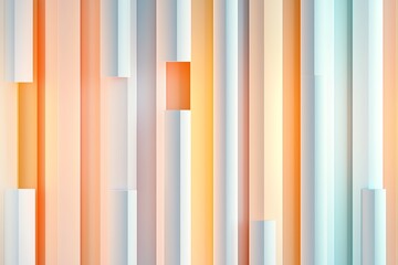 Poster - An abstract background featuring vertical lines in soft pastel colors