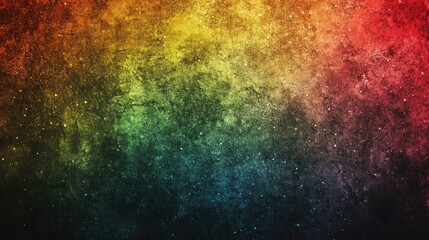 Poster - A vibrant, abstract rainbow gradient texture, blending warm and cool colors seamlessly.