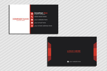 business card template