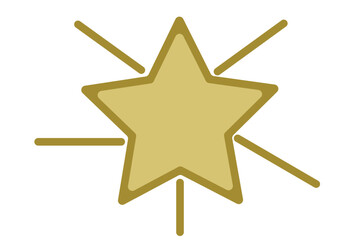 Wall Mural - star logo , award logo vector