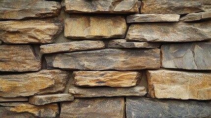 Poster - Natural Stone Wall Texture for Architecture and Design Projects