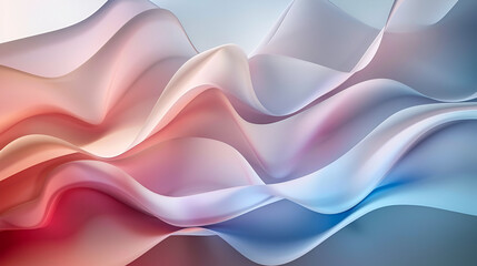 Fototapete - Smooth figures on an abstract background