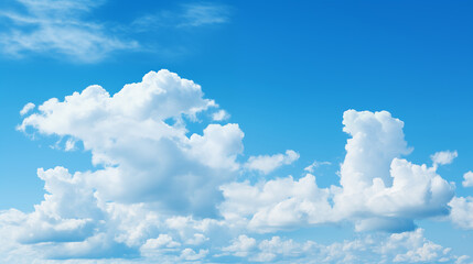 Wall Mural - sky background with tiny clouds. panorama sky background