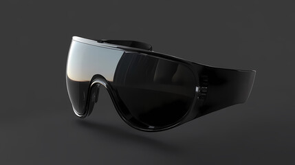 Wall Mural - Solar eclipse glasses, closeup. 3d rendering isolated on transparent background. Eclipse. Illustration