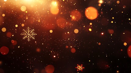 Wall Mural - dynamic festive theme with radiant designs and text merry christmas in the image