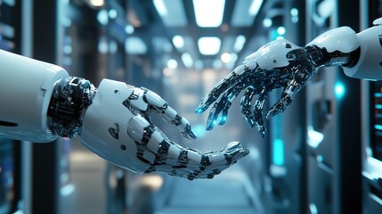 Poster - The integration of AI-powered systems with automated machinery.