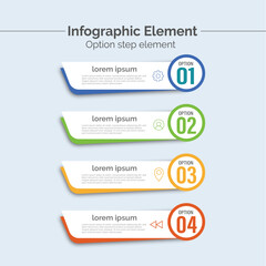 Presentation business infographic template vector.