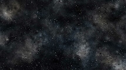 cosmic night sky illustration of bright stars and nebula in deep blue galaxy