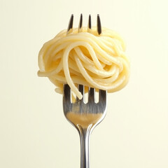 Poster - Spaghetti On Fork Isolated