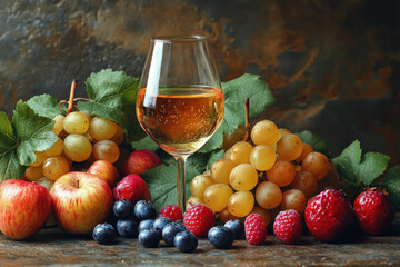 Canvas Print - Dessert Wine