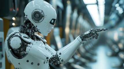 Poster - Fully automated machinery performing tasks without human intervention.