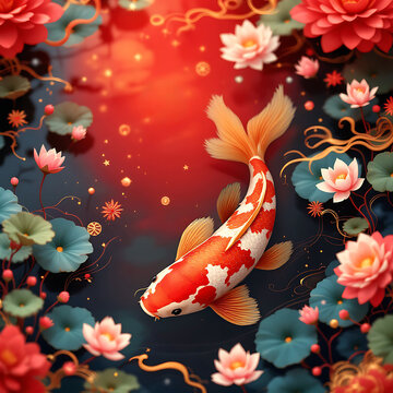 Chinese new year background image