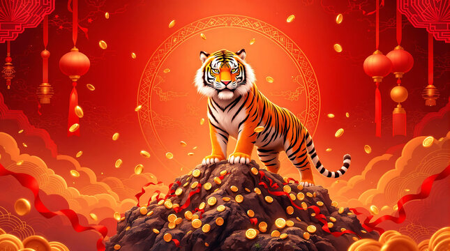 Chinese new year background image