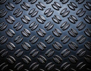 metal diamond tread plate aluminum steel checkered pattern texture close-up macro background