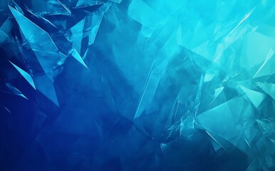 Wall Mural - Decorative textured blue background with broken ice fragments.