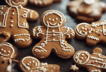 Gingerbread cookie food anthropomorphic