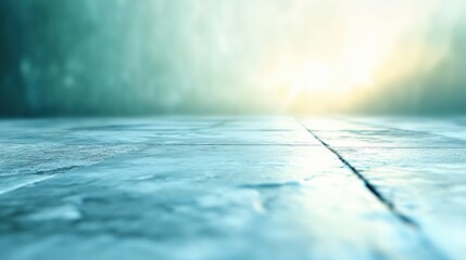 Poster - Soft Light Glimmers on a Textured Surface, Creating an Ethereal Atmosphere in a Tranquil Space