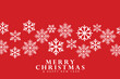 © bibin - Merry Christmas winter season background with snowflake design vector