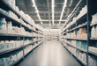 © ArtisticLens - The warehouse features long rows of organized shelves filled with pharmaceutical products showcasing